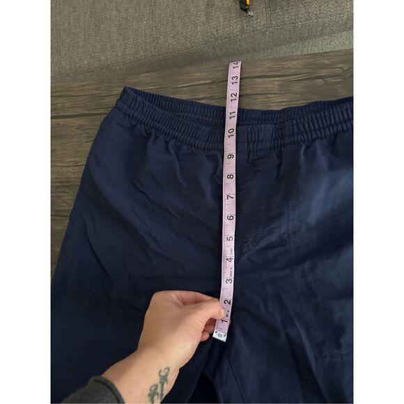 Patagonia Elastic Waist With Drawstring Recycled Nylon Jogger Pants Blue Medium - Picture 13 of 15